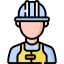 LA Roofing - construction-worker icon