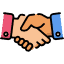 LA Roofing - handshake icon